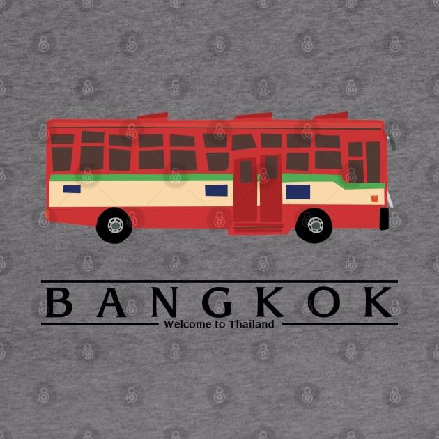 Bangkok Bus Thailand by KewaleeTee